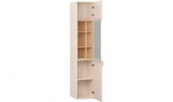 Витрина узк. с ручкой дуб 4You Fresh песочно-бежевый/дуб Витрина узк. с ручкой дуб 4You Fresh песочно-бежевый/дуб