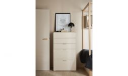 Комод с ящиками с ручкой дуб 4You Fresh песочно-бежевый/дуб Комод с ящиками с ручкой дуб 4You Fresh песочно-бежевый/дуб