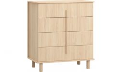 Комод с ящиками на ножках OMM светлый дуб Комод с ящиками на ножках OMM светлый дуб