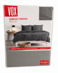Постельное Бельё 160X200 UNI DARK GREY II WASHED COTTON 012513 6033239