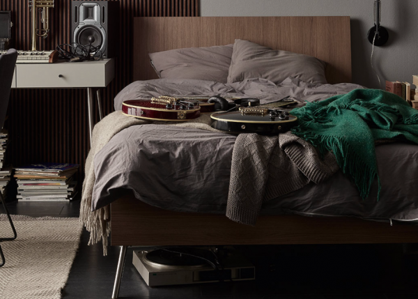 Постельное Бельё 140X200 UNI DARK GREY II WASHED COTTON 012513