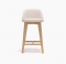 Стул барный KOMM песочно-бежевый/бук