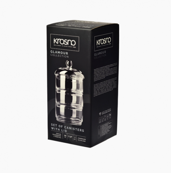 Набор контейнеров с прикрытием GLAMOUR 6066759