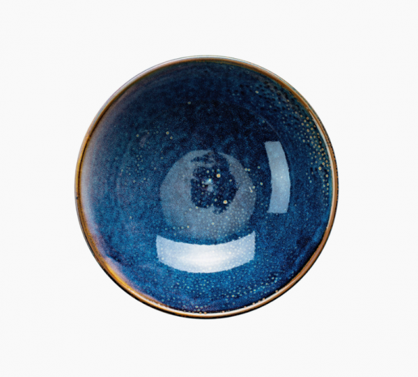 Набор из 2 глубоких тарелок DEEP BLUE голубой фарфор