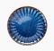 Набор из 4 плоских тарелок 20,5 DEEP BLUE голубой фарфор