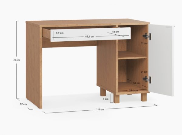 Стол письменный 110 Simple by VOX