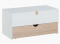 Комод с ящиком и мобильным контейнером Stige by VOX белый/сосна