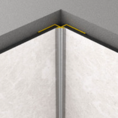 Внутренний угловой профиль SILVER (Rocko Tiles) 2800mm