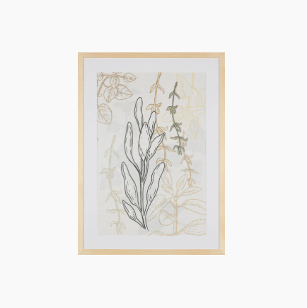 Графика MEADOW II 50X70 RAMA DREWNIANA 6065347