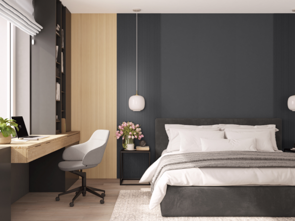 Декоротивные реечные  панели S 148 DEEP GREY 2,65M A 6075090