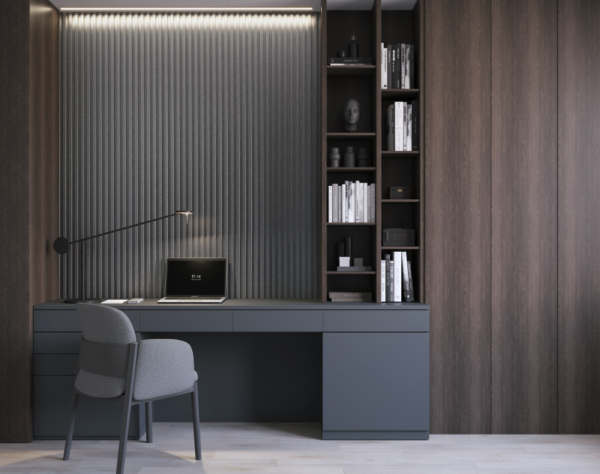Декоротивные реечные  панели M 160 BRUSHED STEEL 2,65M A 6075093