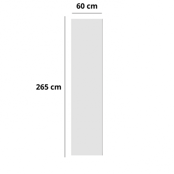 Минерально-полимерно композит декор. панель XL 600 SOFT WHITE 2,65M A 6075085